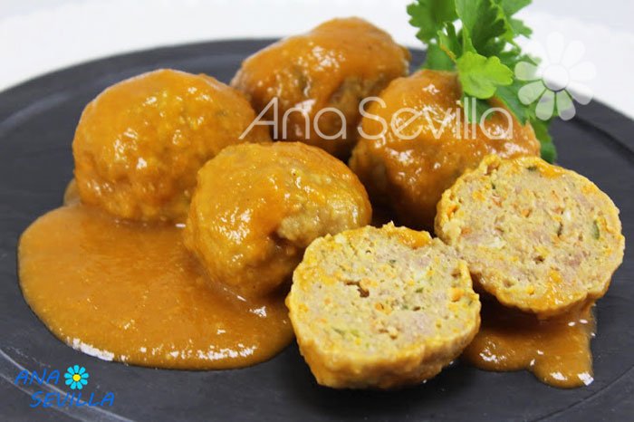 Albóndigas en salsa española Thermomix