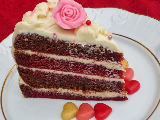Tarta Red-Velvet (Terciopelo rojo)
