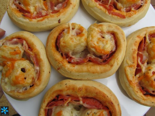 Palmeritas de pizza