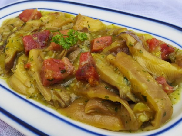 Setas a la importancia Ana Sevilla cocina tradicional